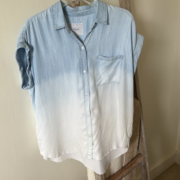 Rails denim soft blouse button up - Picture 5 of 7